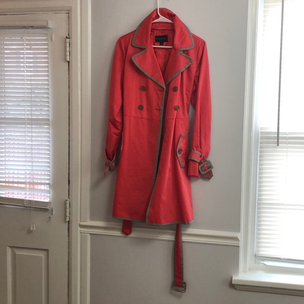Banana Republic Pink Trench Coat